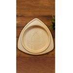 8 Inch Snacks Triangle Plate - - 6 Pcs